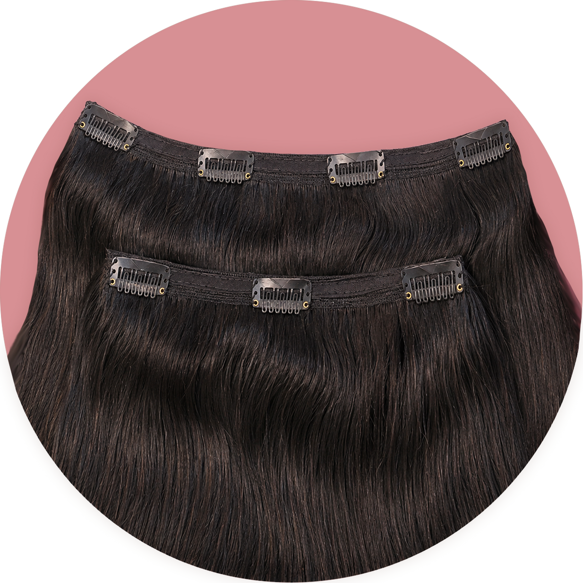 Ready to Wear Luxe Volume Clips in a Circle