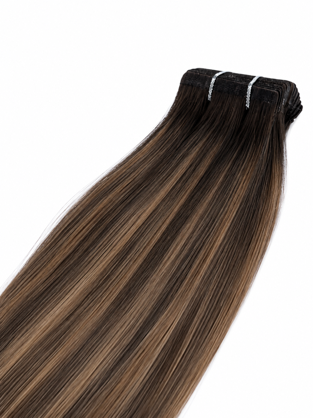 Luxe Prestige Slim Tape Dark And Light Brown Mix