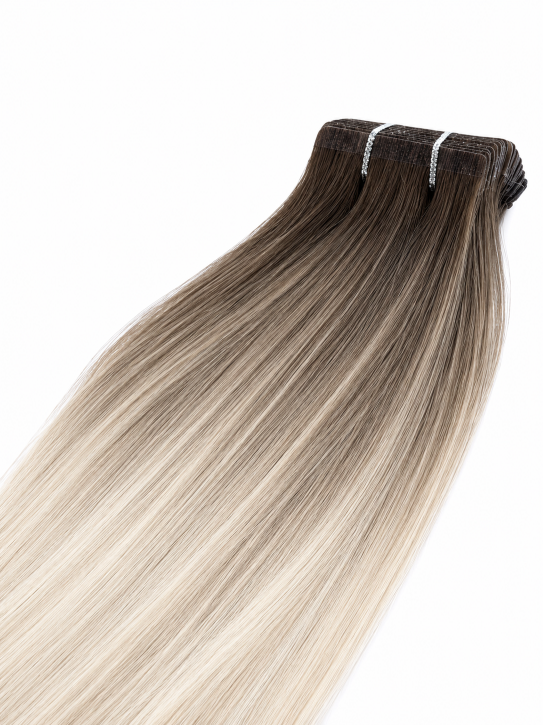Luxe Prestige Slim Tape Ash Brown Platinum Balayage