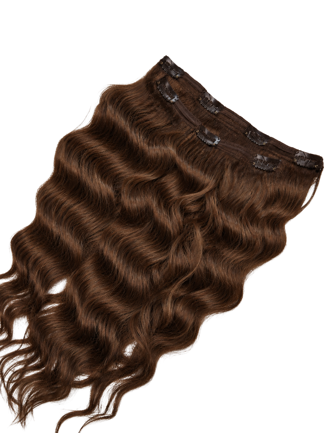 Luxe Volume Clip Chestnut brown