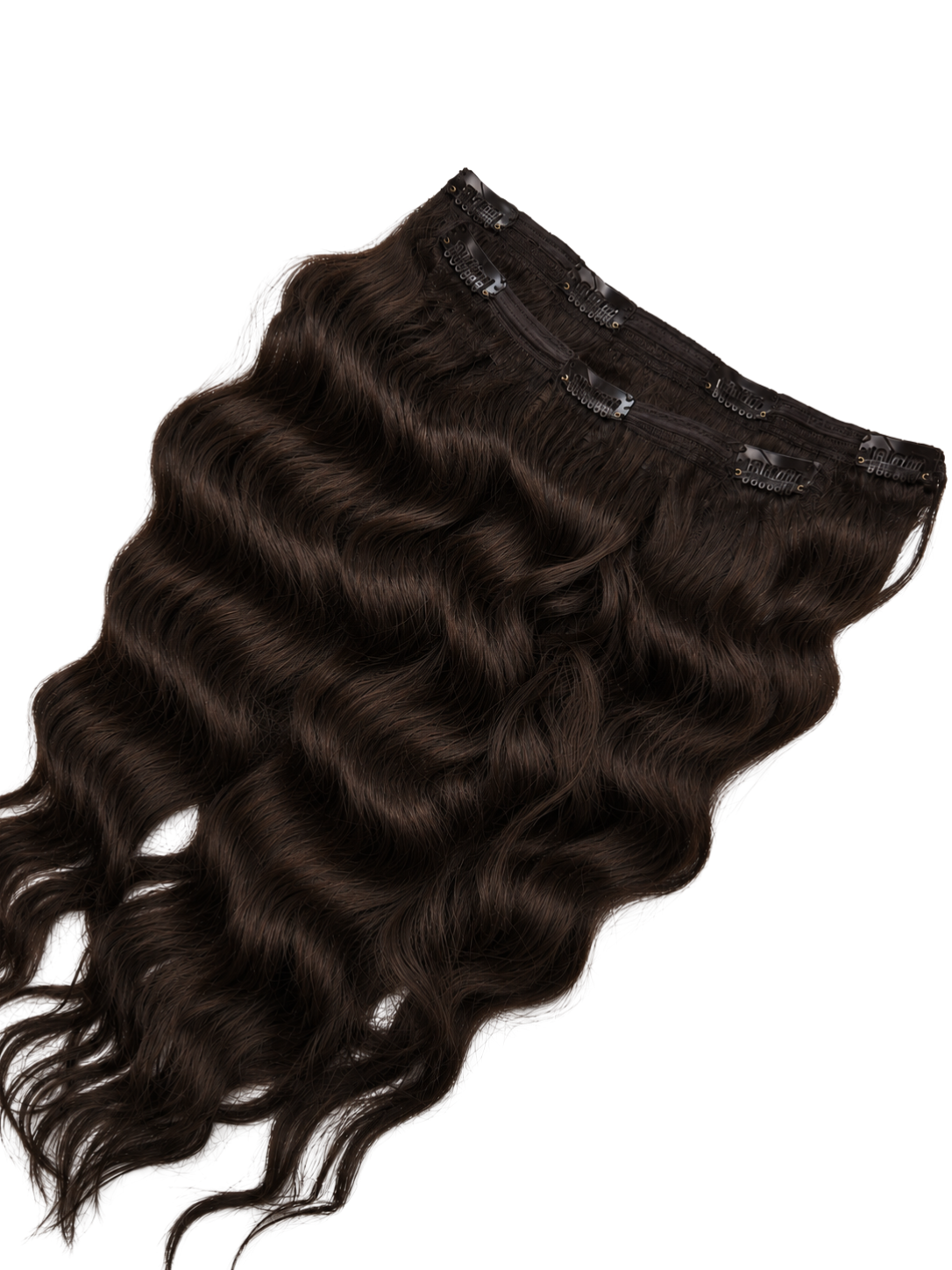 Luxe Volume Clip Dark brown