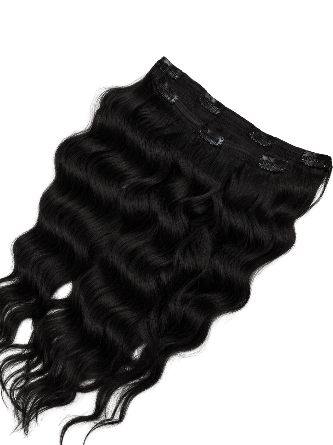 Luxe Volume Clip Natural black